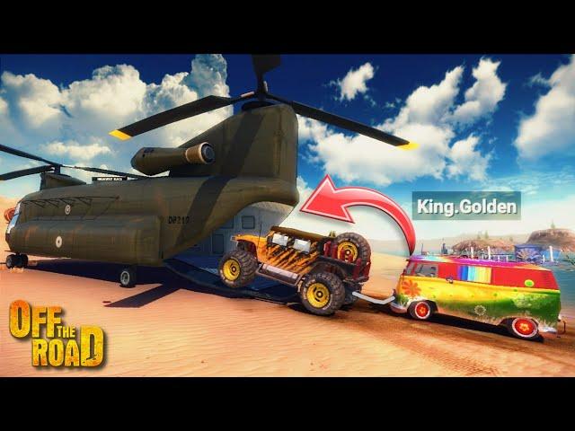 Chinook Kidnaps Rainbow With Hellfire | Off The Road OTR Offroad Car Driving Game Android Gameplay