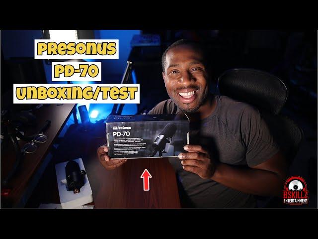 Presonus PD-70 Dynamic Podcast Microphone Unboxing/Test