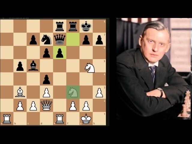 Alekhine's Attacks #4 Alekhine vs Duras