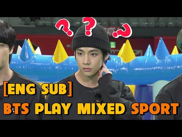 [BTS ENGSUB] BTS plays indoor mixed sports Full | Run BTS