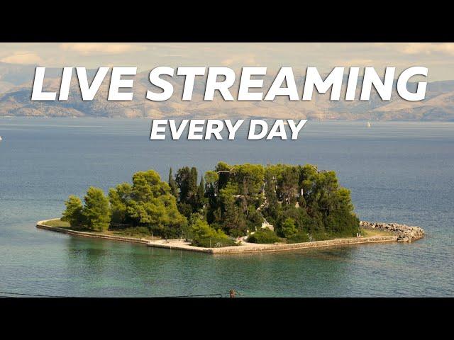 Corfu / Kerkyra, Greece, Mouse Island LIVE