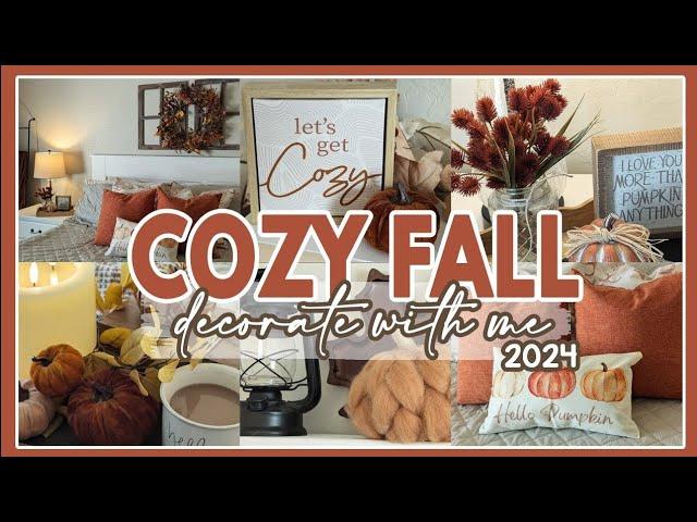 NEW!2024 FALL DECORATE WITH ME│COZY FALL  DECORATING IDEAS│SIMPLE FALL DECOR│FALL HOME DECORATING