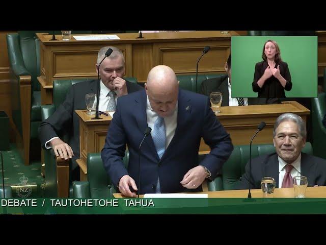 Chris Luxon's Mic Drop Budget Speech (Full Version)