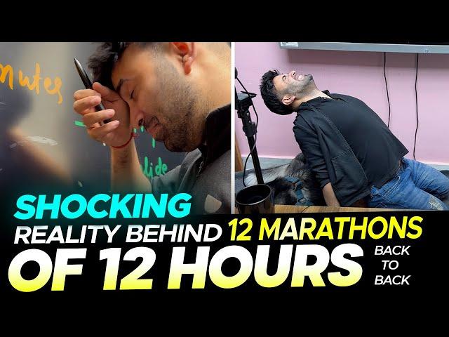 Reality of 12 Hours Marathon Back to Back | Mohit Sir