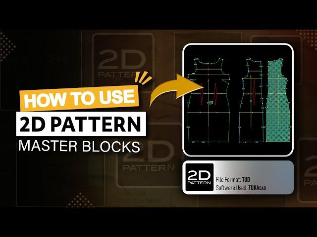 How to use 2D Pattern Master Blocks from the TUKAweb Marketplace