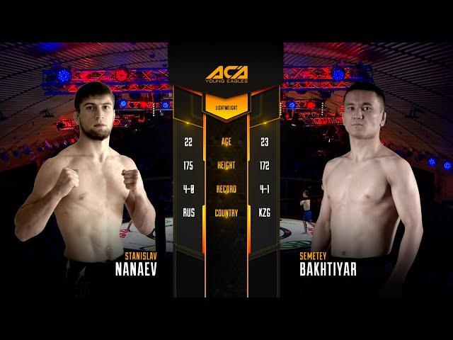 ACA YE 17: Станислав Нанаев vs. Семетей Уулу Бахтияр | Stanislav Nanaev vs. Semetey Uulu Bakhtiyar