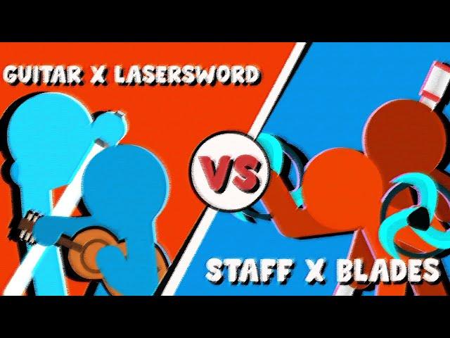 SDS Animation: LEGENDARY FIGHT - Laser Sword x Guitar vs Blades x Staff