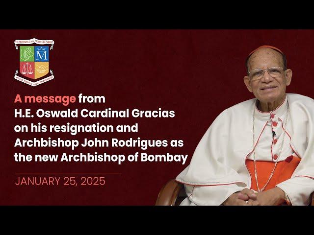 A Message from H.E. Oswald Cardinal Gracias | Archdiocese of Bombay