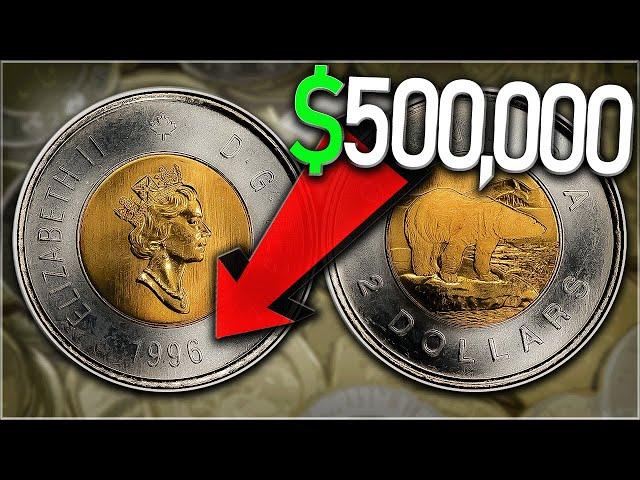 10 RARE CANADIAN TOONIES WORTH BIG MONEY - MOST VALUABLE COINS IN YOUR POCKET CHANGE!!