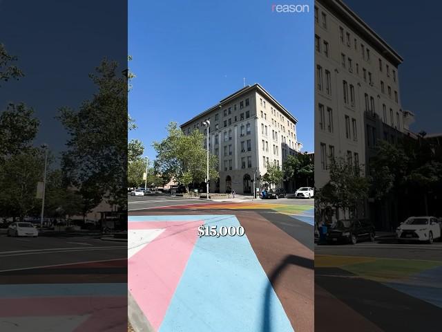 Will this Pride crosswalk turn teens into felons?