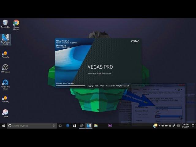 Best Sony Vegas Pro 14 Render Settings!