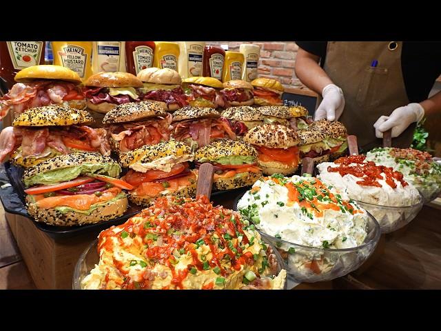 Amazing! a famous bagel in New York City! etc. The Best 3 Bakery! / Korean street food