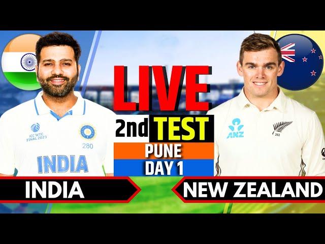 India vs New Zealand, 2nd Test, Day 1 | IND vs NZ Live Match | Live Cricket Match Today, Session 2