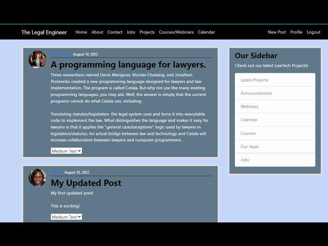 Legal Engineering Blog/Website to follow