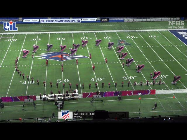 2024 UIL 4A State Finals - High Cam - Panther Creek Marching Band