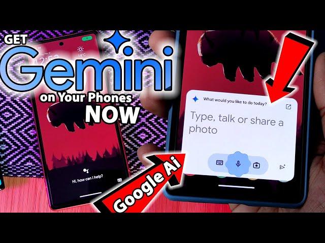 GET Gemini Ai NOW! - How to Get Google's Ai on your Phones