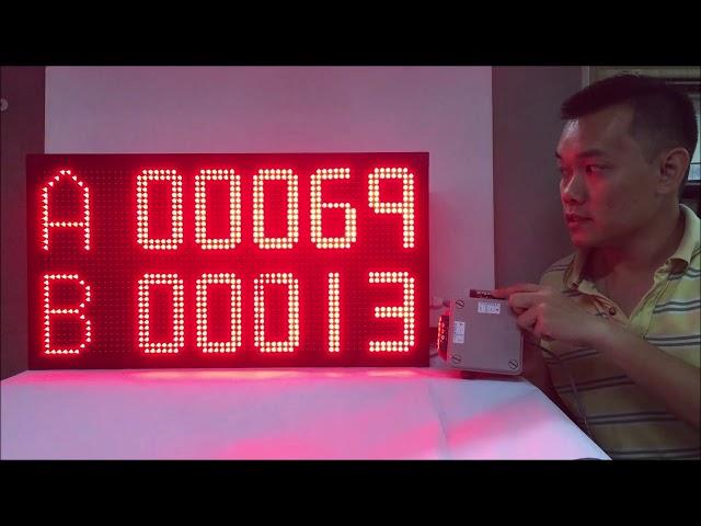 LED Digital Factory Production Counter Display | KPI Display | Electronics 5 Digit Digital Counter