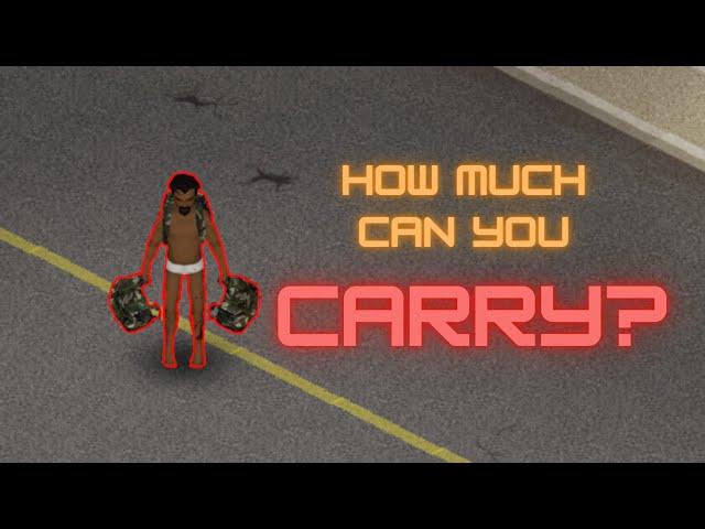 How Much Can You Carry in Project Zomboid?