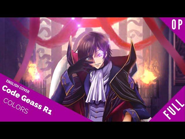 「English Cover」Code Geass R1 OP "Colors" FULL VER.【Sam Luff】ft. Kelly Mahoney - Studio Yuraki