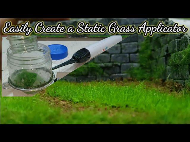 Easy and Cheap Static Grass Applicator Tutorial