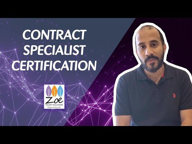 Contract Specialist Certification | Course Review