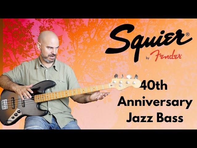 Squier 40th Anniversary Jazz Bass 2TS.