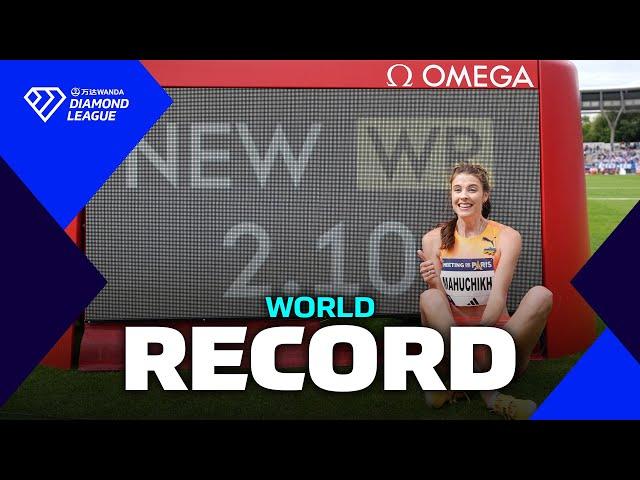 Yaroslava Mahuchikh breaks high jump world record in Paris - Wanda Diamond League 2024