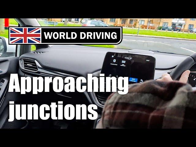 How to approach junctions in a manual car - UK driving lesson