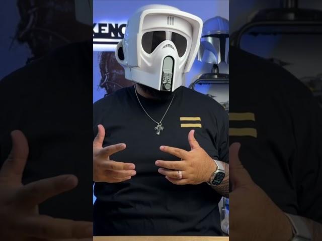 New Scout Trooper helmet by Hasbro! Voice changer! Full review on my channel! #starwars #Disney