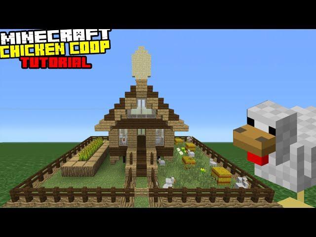 Minecraft Tutorial: How To Make A Chicken Coop