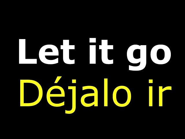 20 FRASES MUY USADAS EN INGLES CON EL VERBO LET