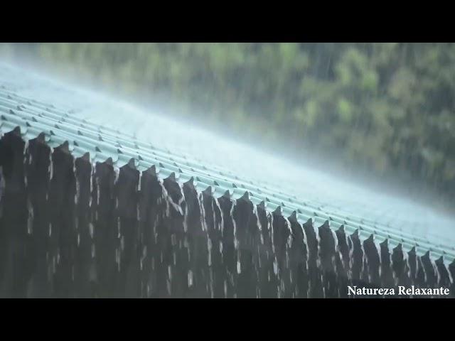 Beat Insomnia in 3 Minutes with Extremely Heavy Rain & Mighty Thunder Sounds on Metal Roof