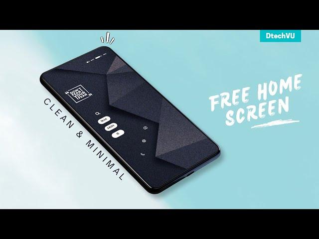 My Clean & Minimal Home Screen in Hindi  | Best Android Setup Aug 2022
