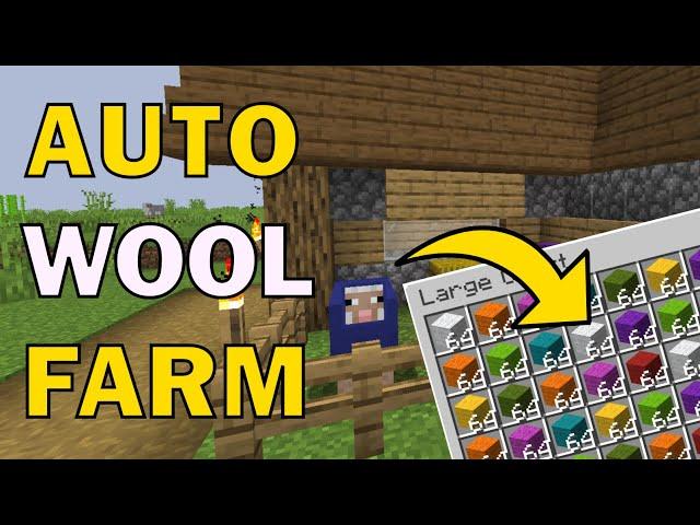 EASY Wool Farm (FULLY AUTOMATIC) | Cover It Up #3