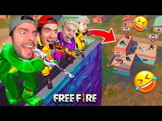 EL RETO del FRANCOTIRADOR CUATRUPLE! FREE FIRE - AntornixxG