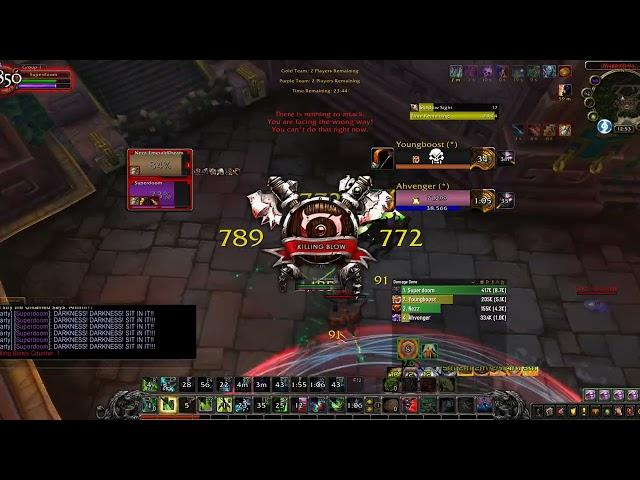 WoW Trashlands PvP 9.2: Chef Doom Carries Necro Fury warrior to 1800!?