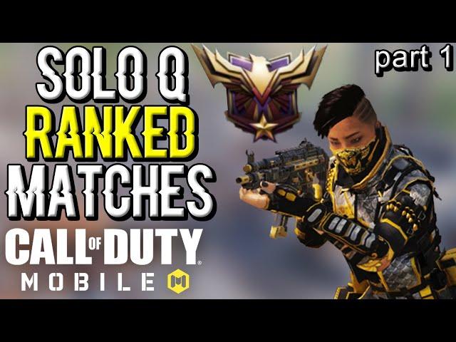 SOLO QUEUE MASTER I RANKED GAMEPLAY in CALL OF DUTY MOBILE | SEASON 2 of RANKED | COD MOBILE | CODM