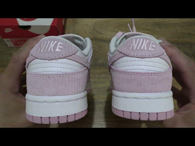 Nike Dunk Low Pink Corduroy