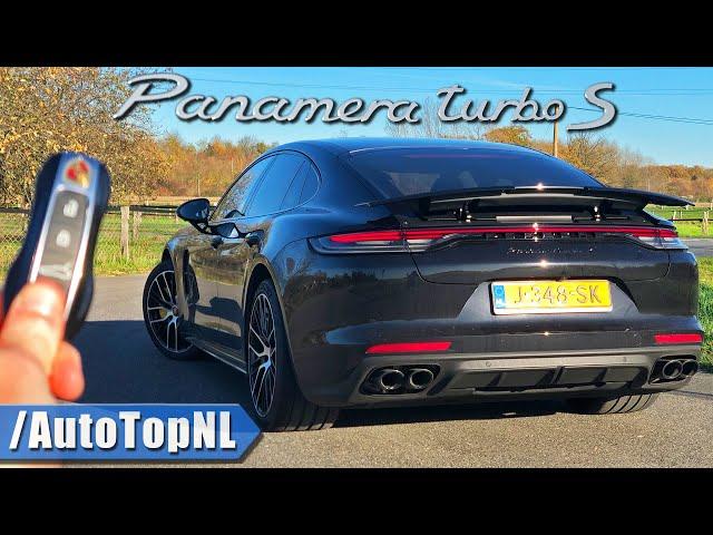 2021 PORSCHE PANAMERA TURBO S *318KMH* REVIEW on AUTOBAHN [NO SPEED LIMIT] by AutoTopNL