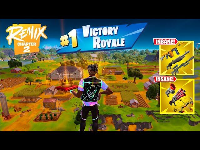 111 Kill Solo Vs Squads Wins Gameplay Full Game (Fortnite Chapter 2 Remix Ps4 Controller)