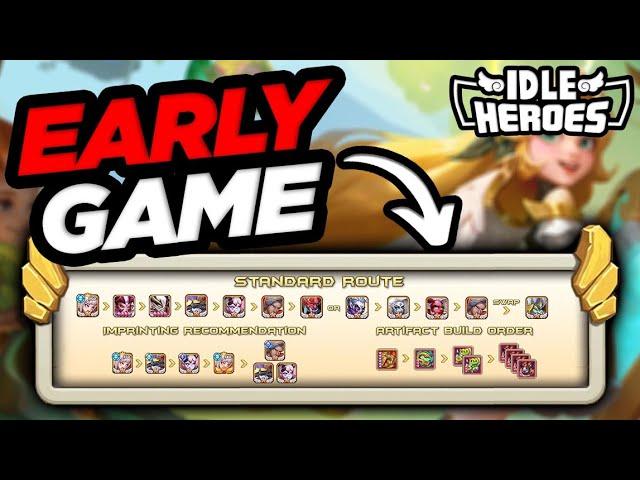 Idle Heroes - Early Game STANDARD HHA Route ft. u/warner127