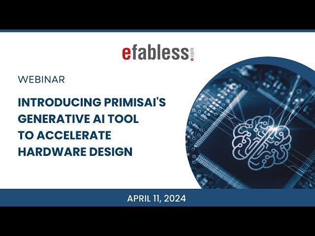 Introducing PrimisAI's - A Generative AI Tool to Accelerate Hardware Design