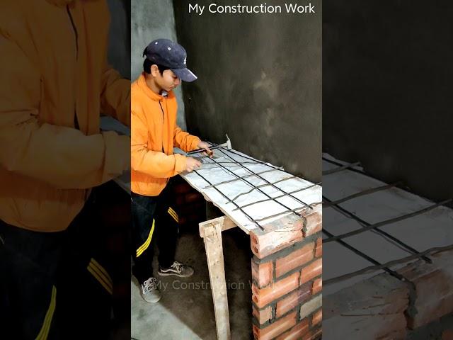 Construction A Modern Reinforced Concrete Kitchen - Amazing Construction Skills of Construction Work