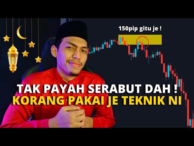 TEKNIK SCALPING BOROI | Trade Sendiri Je Pakai Teknik Simple Ni !