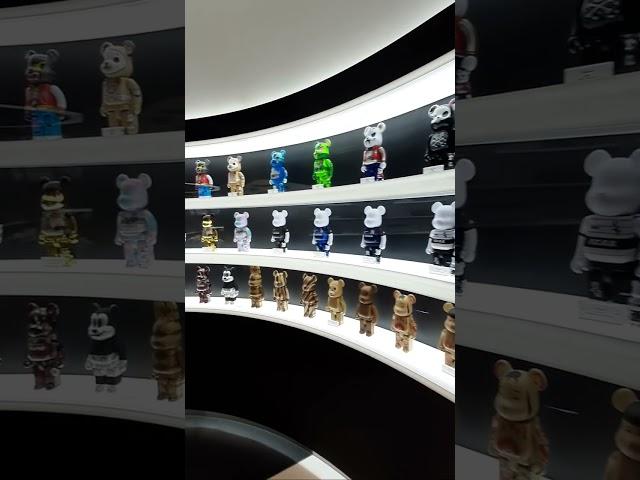 Bearbrick figure  display at action city