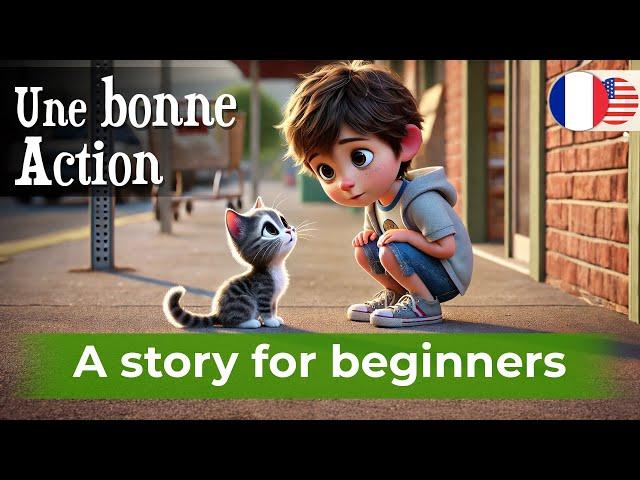 START LEARNING French with a Cute Story (A1-A2)