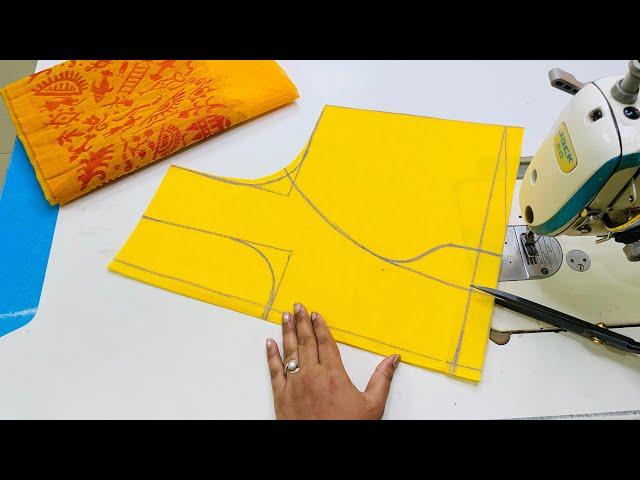 Princess Cut Blouse Full Cutting Easy Method | Blouse Cutting करने का आसान तरीका