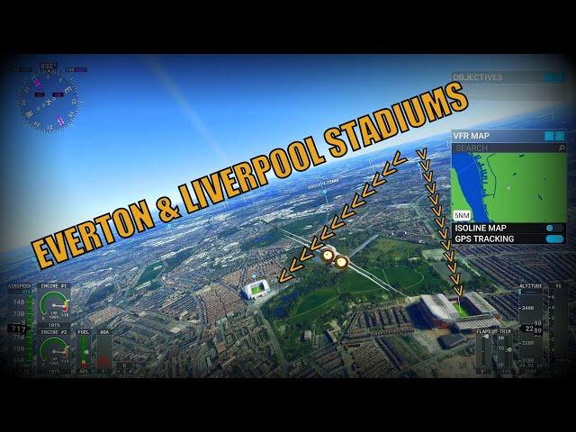 Taking A Flight Around Liverpool In An F-18 Hornet Fighter Jet (Microsoft Flight Simulator)