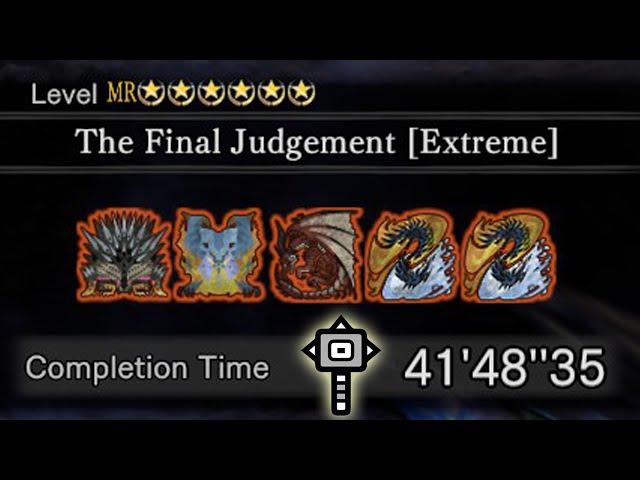 [MHW:I] The Final Judgement [Extreme] Every Other Day Until Wilds #139 (Hammer Only)