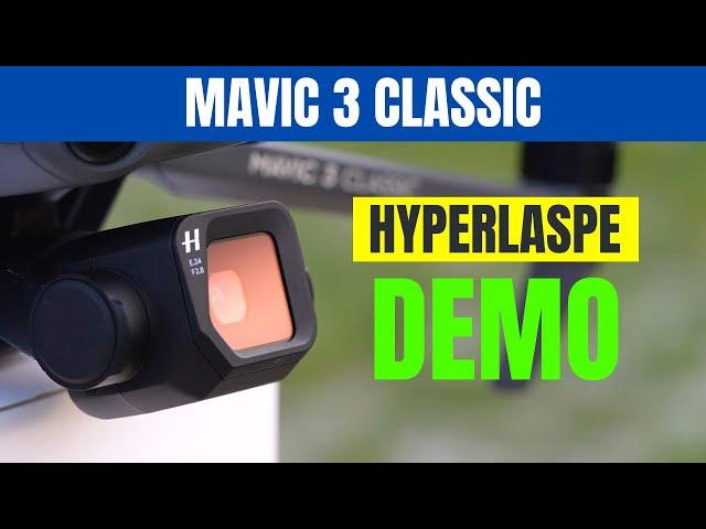 DJI Mavic 3 Classic - Waypoints & Course Lock Hyperlapse (a badass feature)